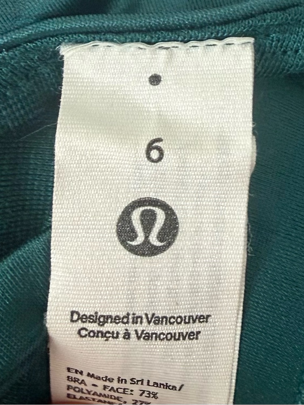 Lululemon Energy Longline Bra Foil
Storm Teal Sz. 6 - Picture 4 of 4